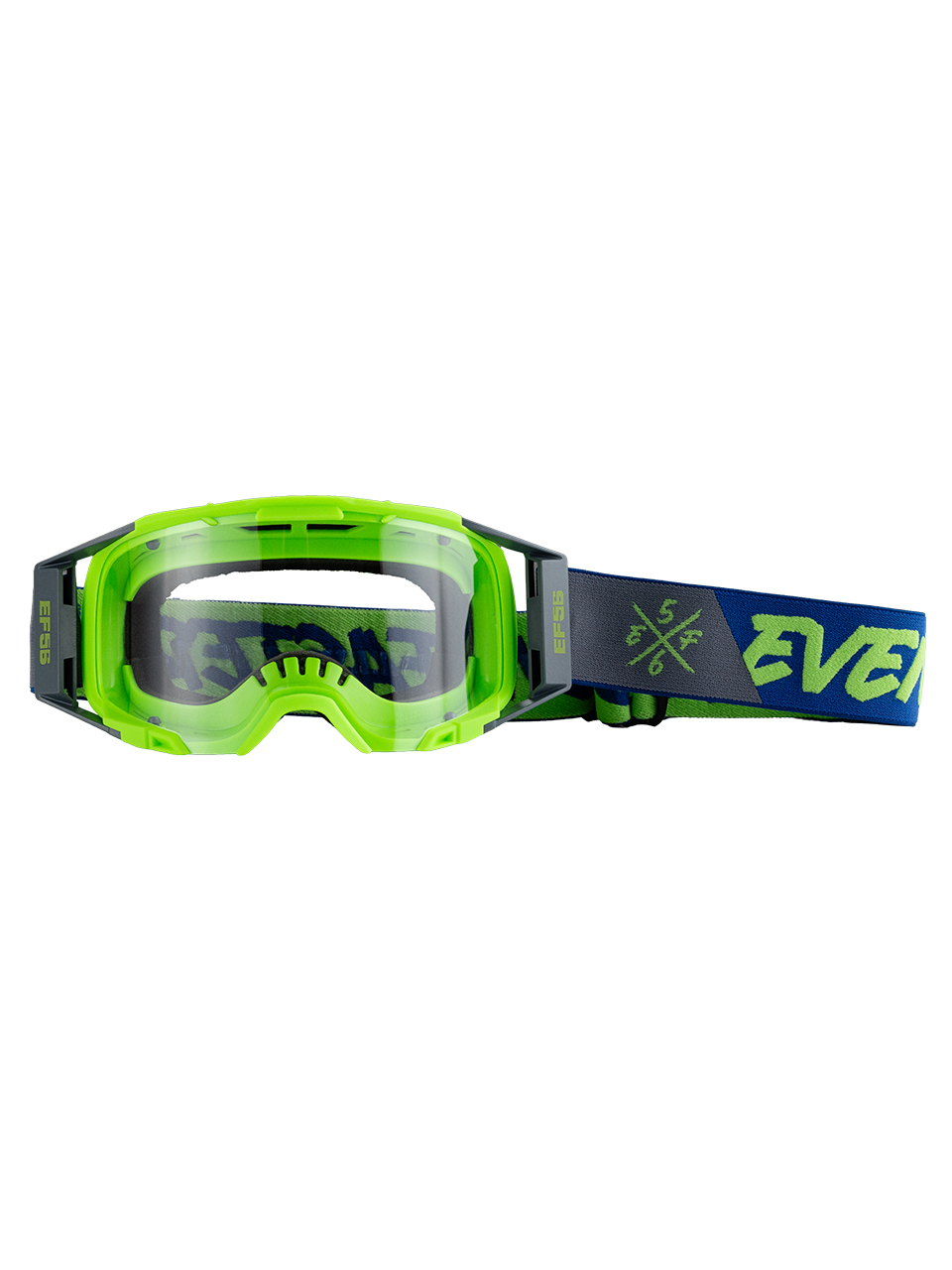EF56 Кроссовые очки Base Синий/Серый/Hi-Viz