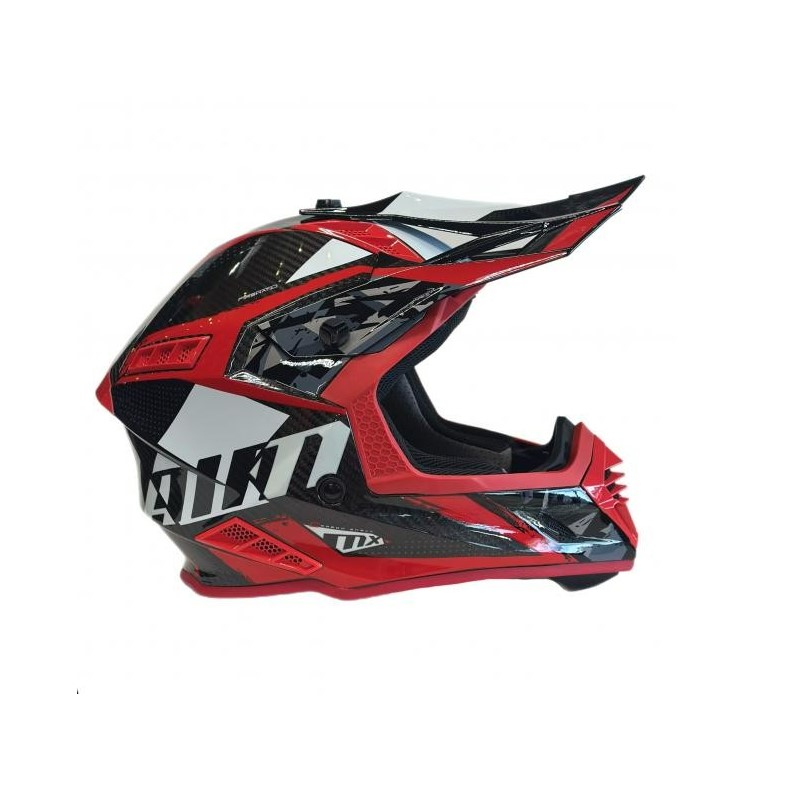 Шлем AiM RH855 Carbon TERRAIN Black/Red, XXXL