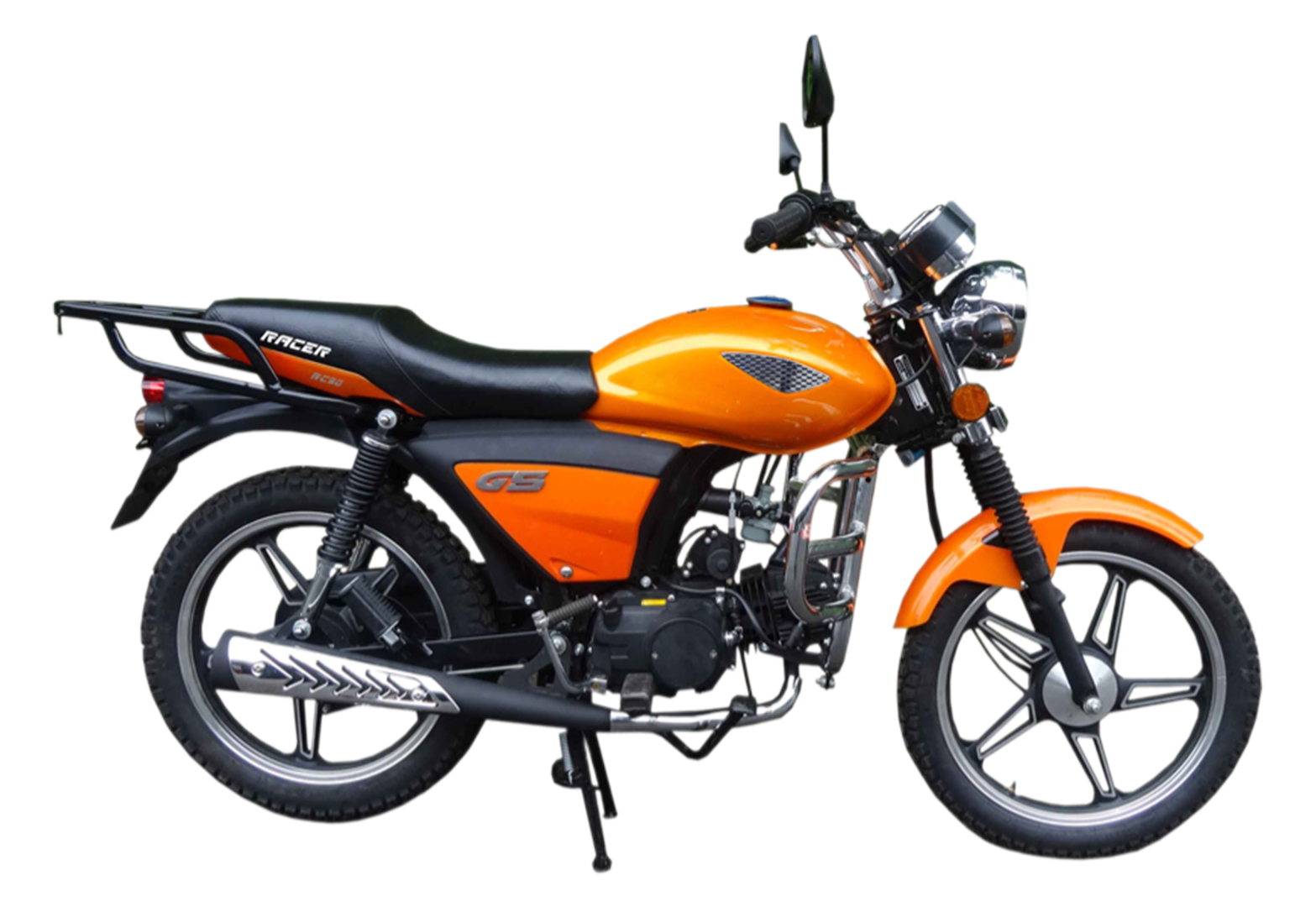 Мопед Racer RC50 Alpha + ЦПГ 110 (оранжевый) (Россия)