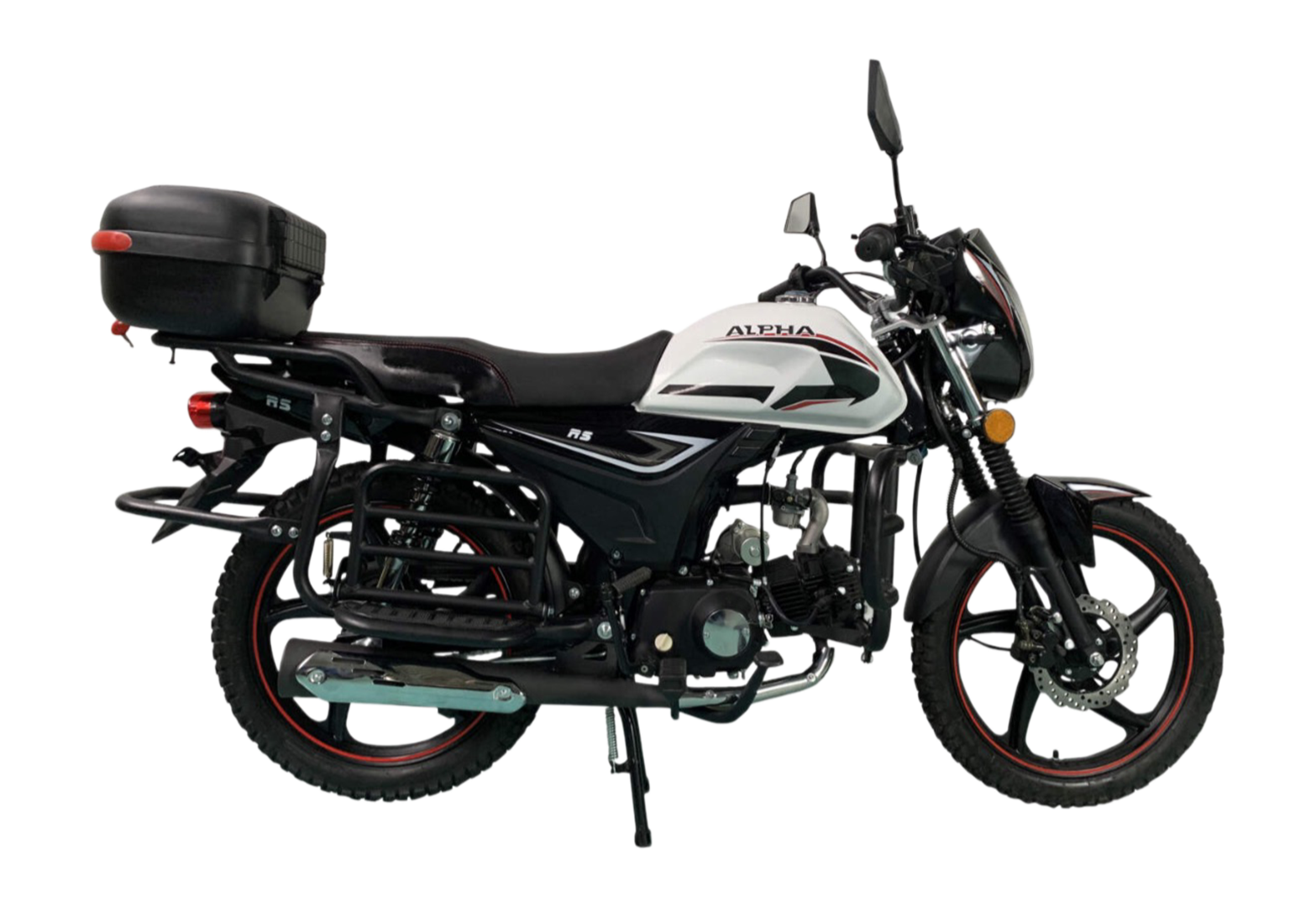 Мопед Motoland Альфа RS LUX 11 (LM48-B) черный (А)