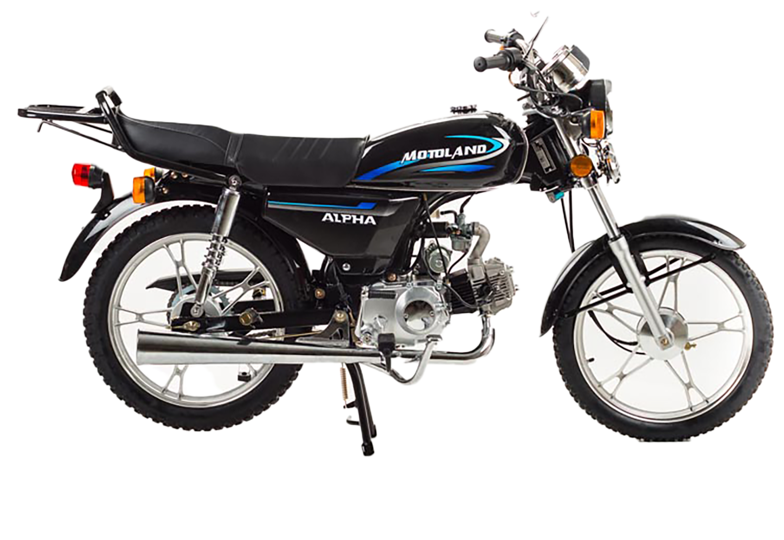 Мопед Motoland Альфа 7 Черный