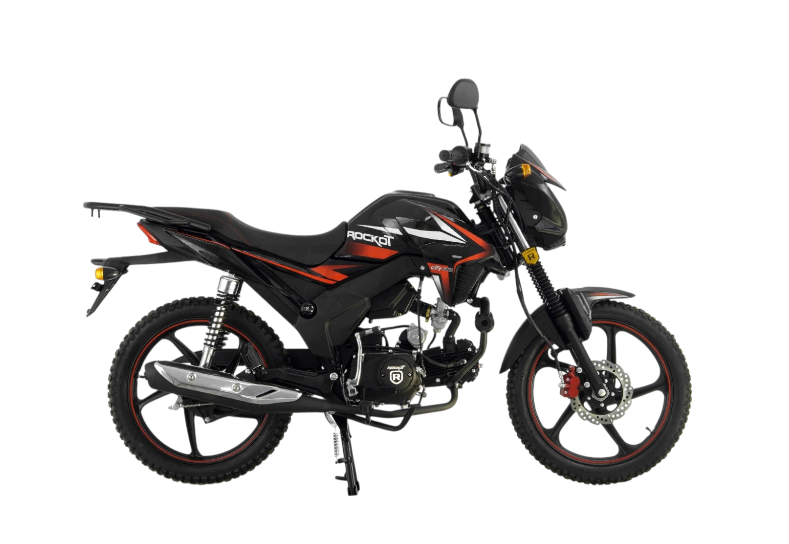 Мопед ROCKOT ALPHA CITY M-12 (черный глянцевый)