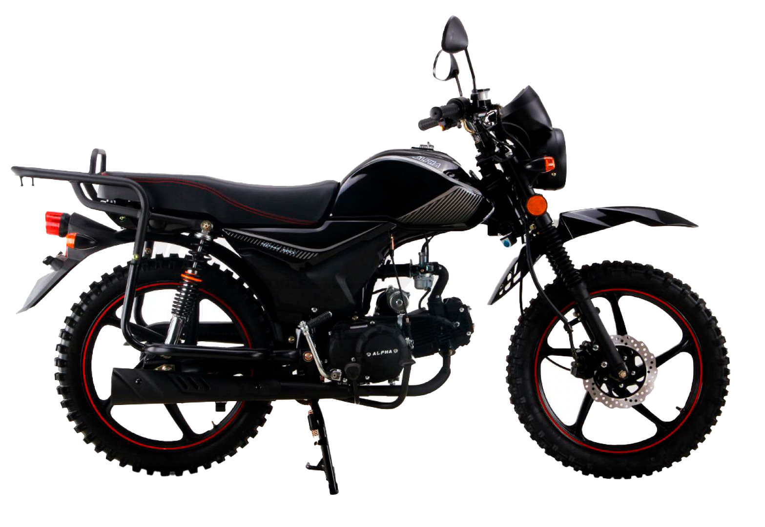 Мопед ROCKOT ALPHA OFFROAD M-12 (черный глянцевый)