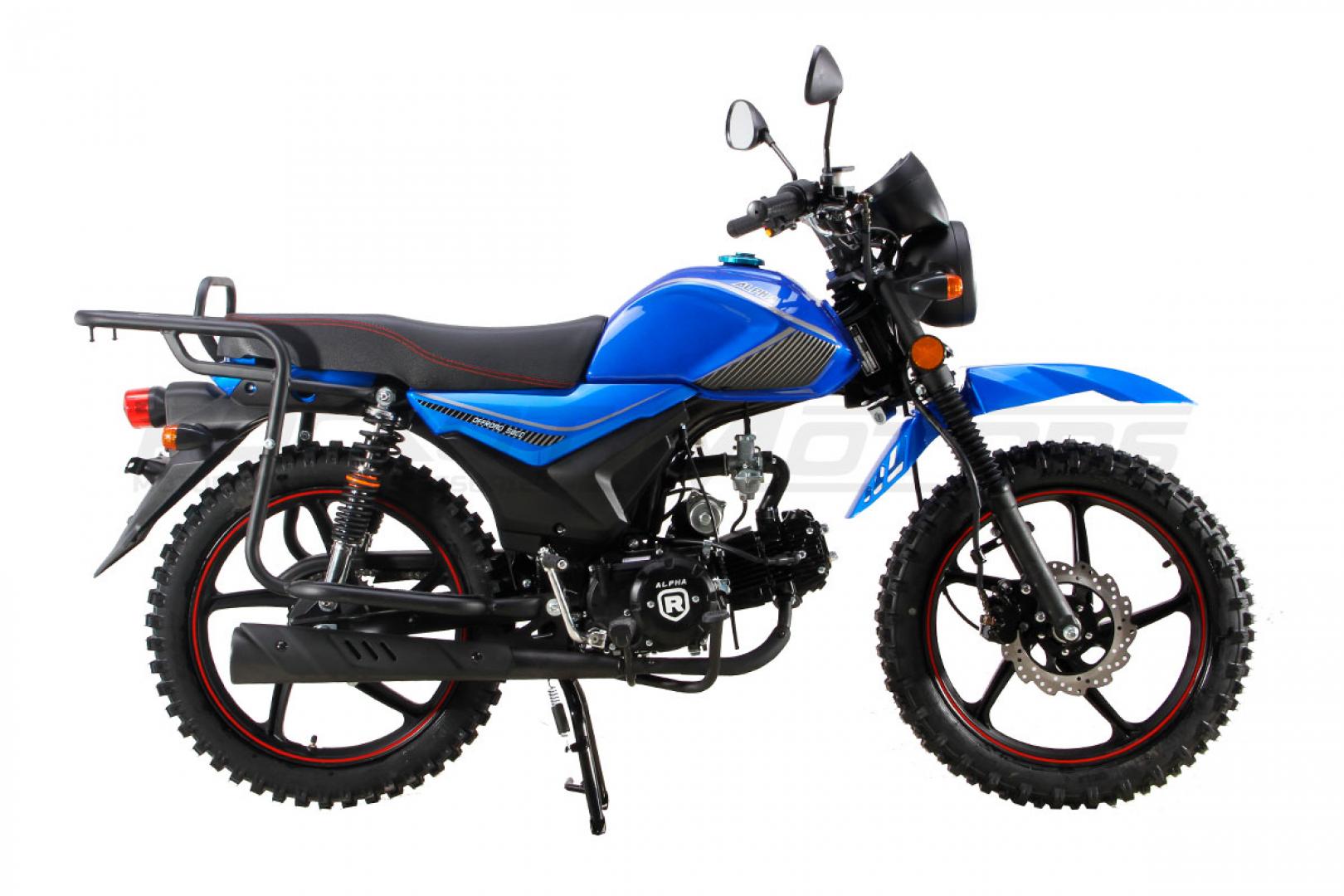 Мопед ROCKOT ALPHA OFFROAD M-11 LUX+ (LED) (синий матовый)