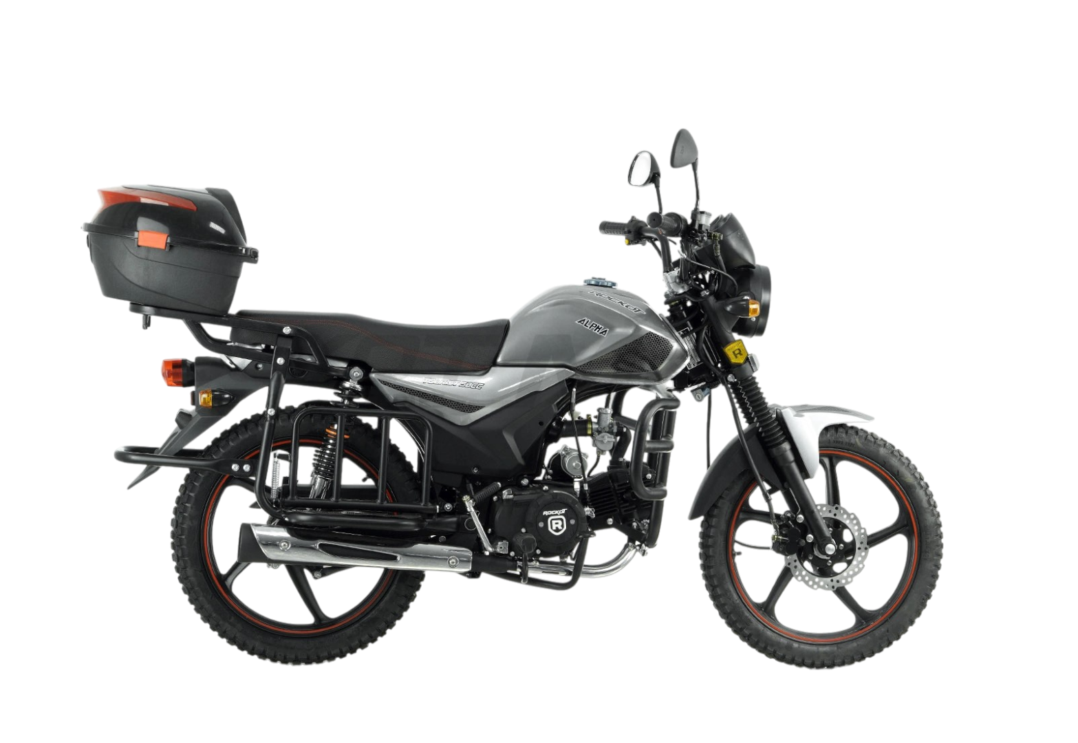 Мопед ROCKOT ALPHA TOURIST M-12 (серый металлик)