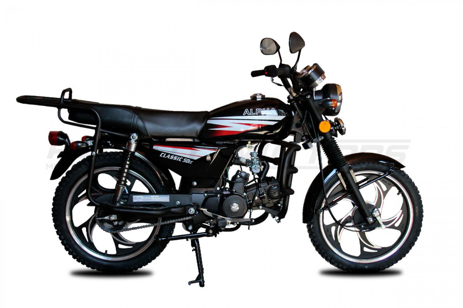 Мопед ROCKOT ALPHA CLASSIC M-11 (черный глянцевый)