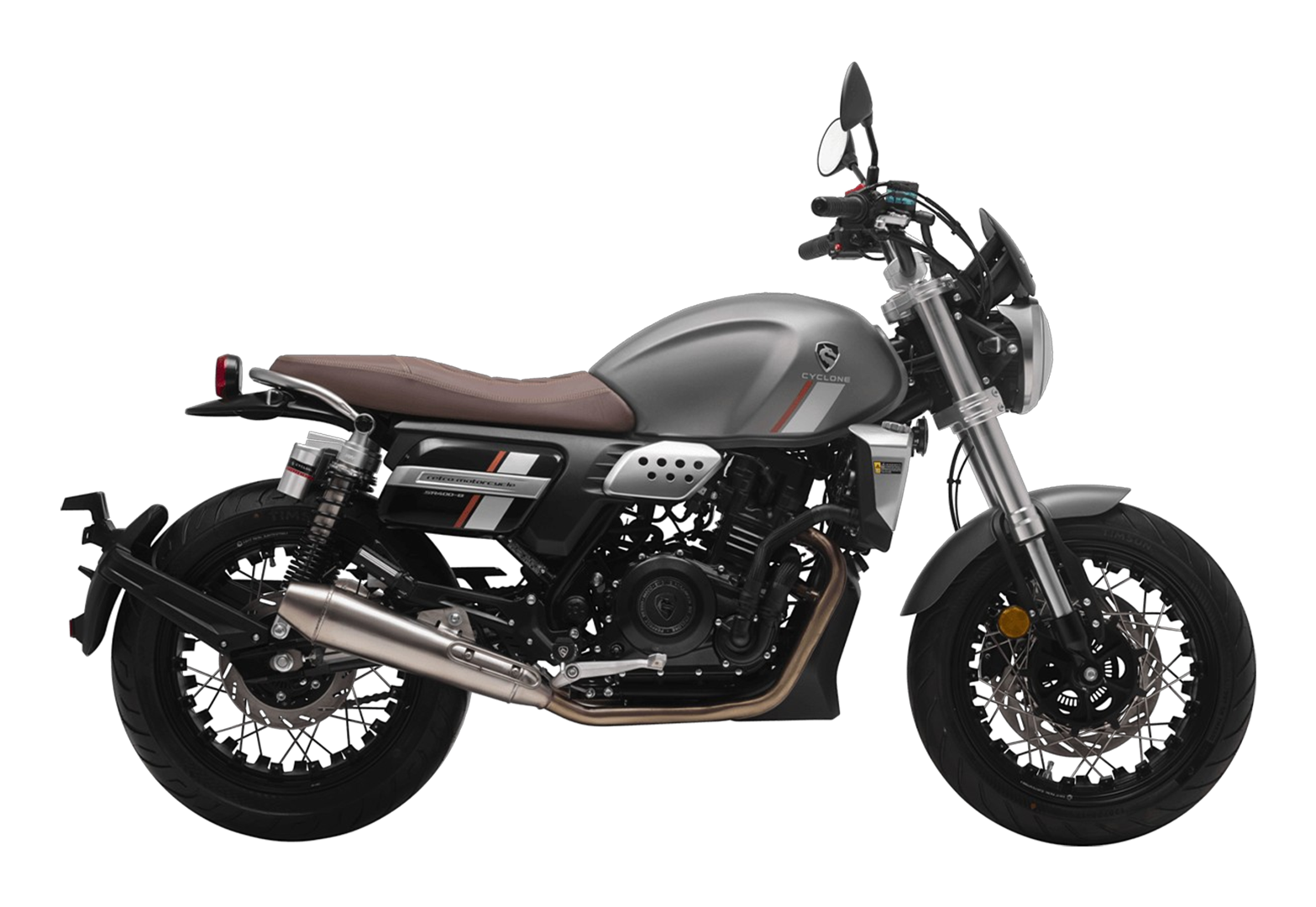 Мотоцикл CYCLONE RE401 (SR400-B) 2024 Серый (ПТС)