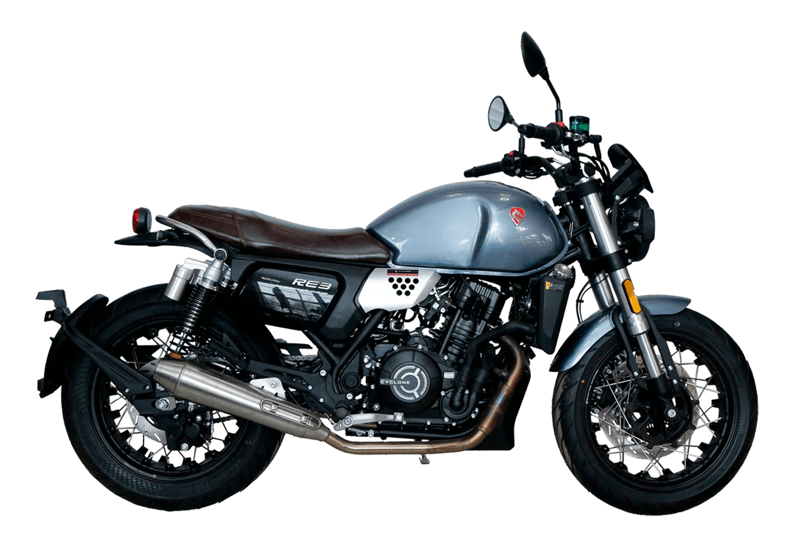 Мотоцикл CYCLONE RE3 (SR400) 2024 Синий (ПТС)