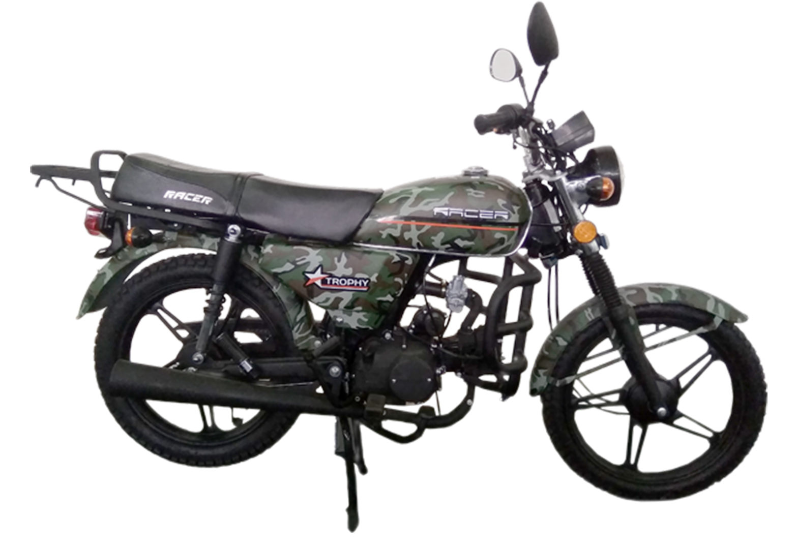 Мотоцикл Racer RC110N-K Trophy (черно-зеленый) (Россия)