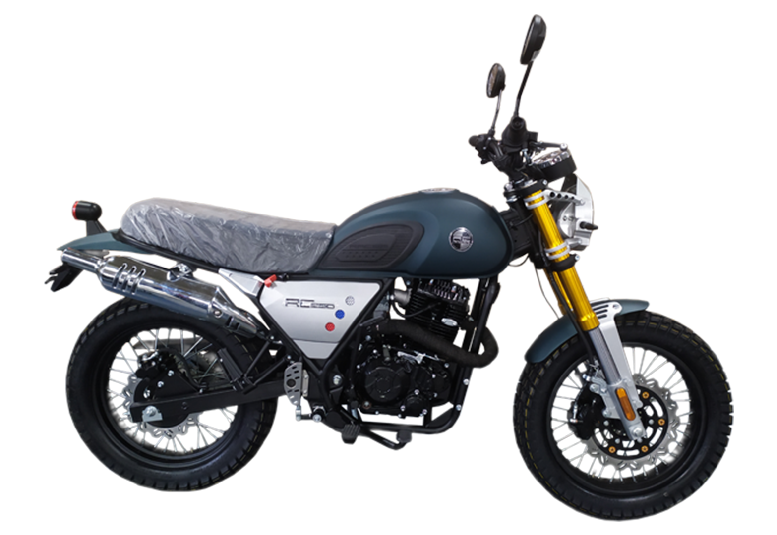 Мотоцикл Racer RC250CK-A Triumph (синий)