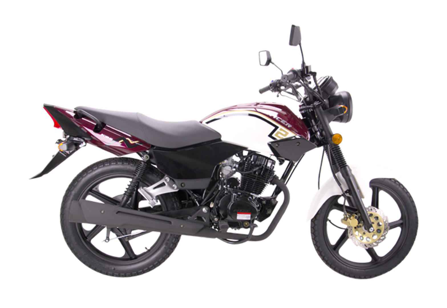 Мотоцикл Racer RC150-23 Tiger (бордовый) (Россия)