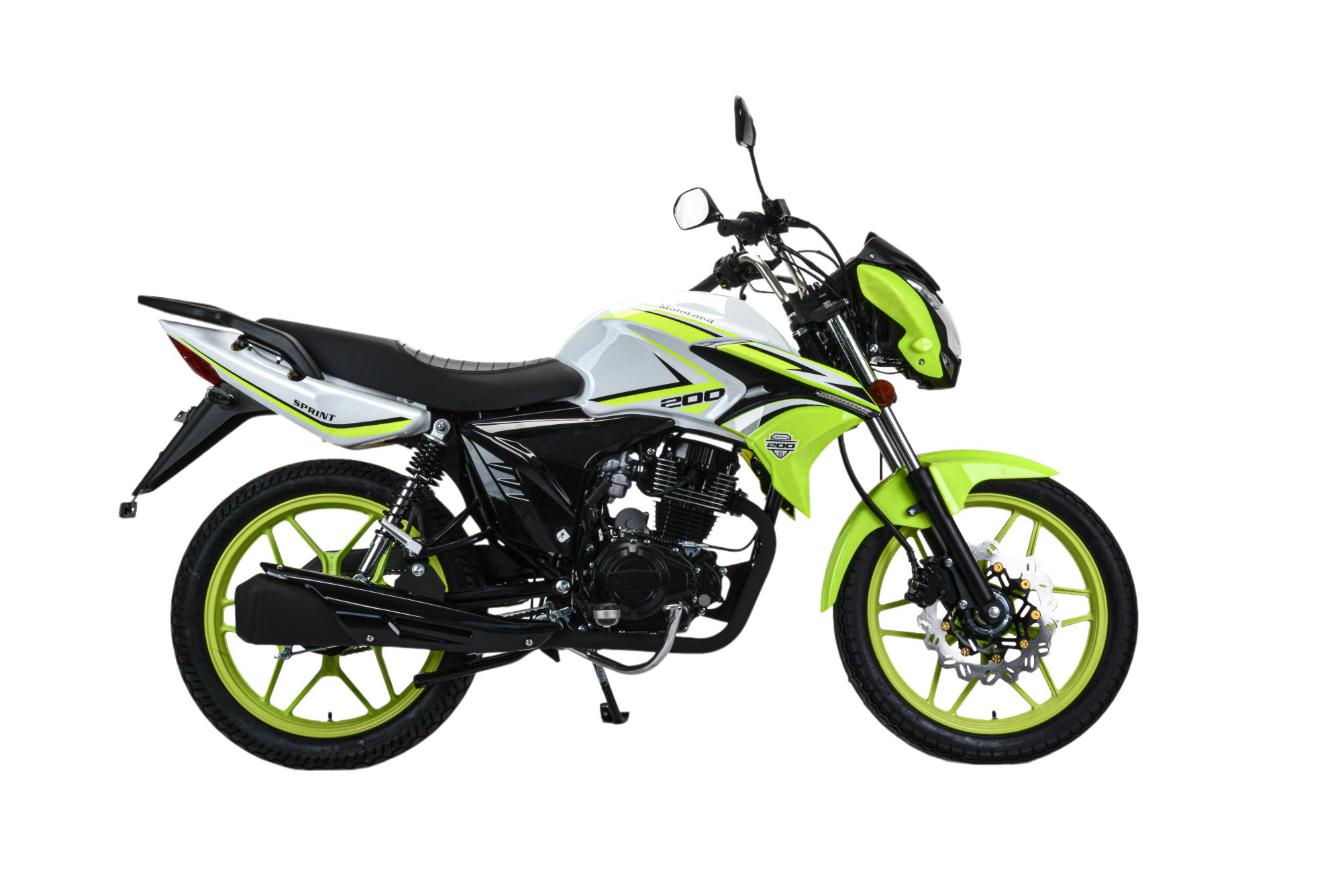 Мотоцикл дорожный Motoland 200 SPRINT Зеленый