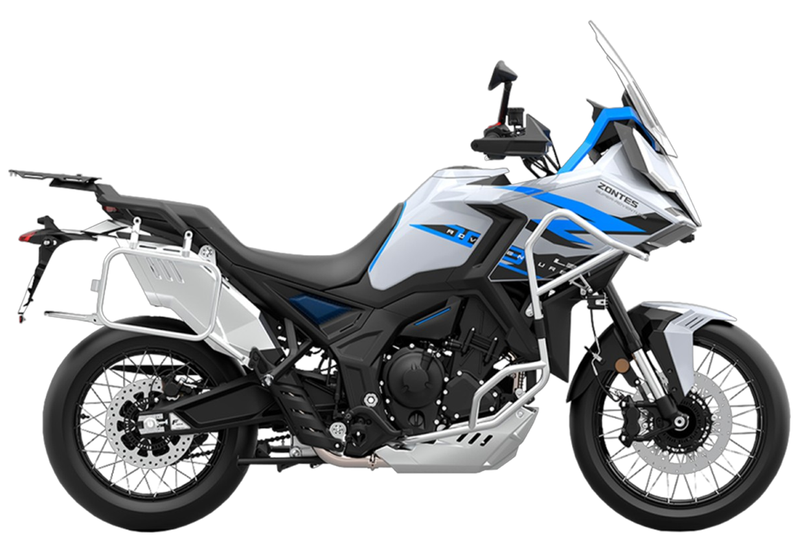 Мотоцикл ZONTES ZT703-F TOUR (4T ZT370MU EFI) 21/18 (2025 г.) ПТС (Серый)