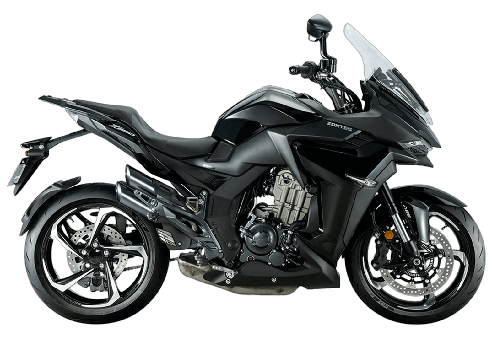 Мотоцикл ZONTES ZT350-X1 (4T ZT184MP EFI) 17/17 ПТС Черный