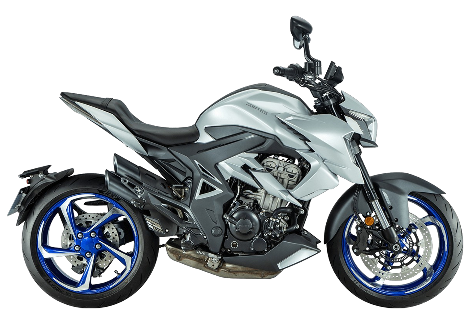 Мотоцикл ZONTES ZT350-R1 (4T ZT184MP EFI) 17/17 (2023 г.) ПТС Серебристый