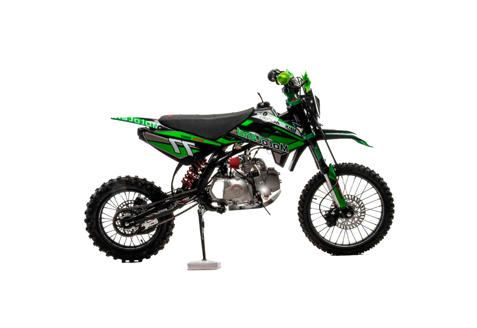 Питбайк Motoland JX125 E зеленый (2022 г.)