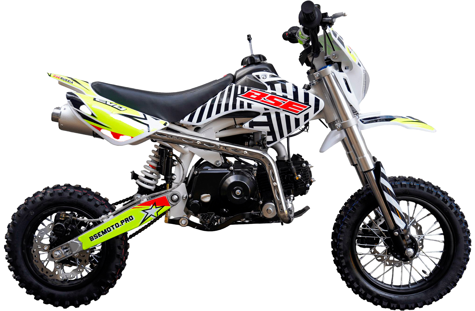 Питбайк BSE EVO 110e Twister A 14/12 (Автомат КПП)