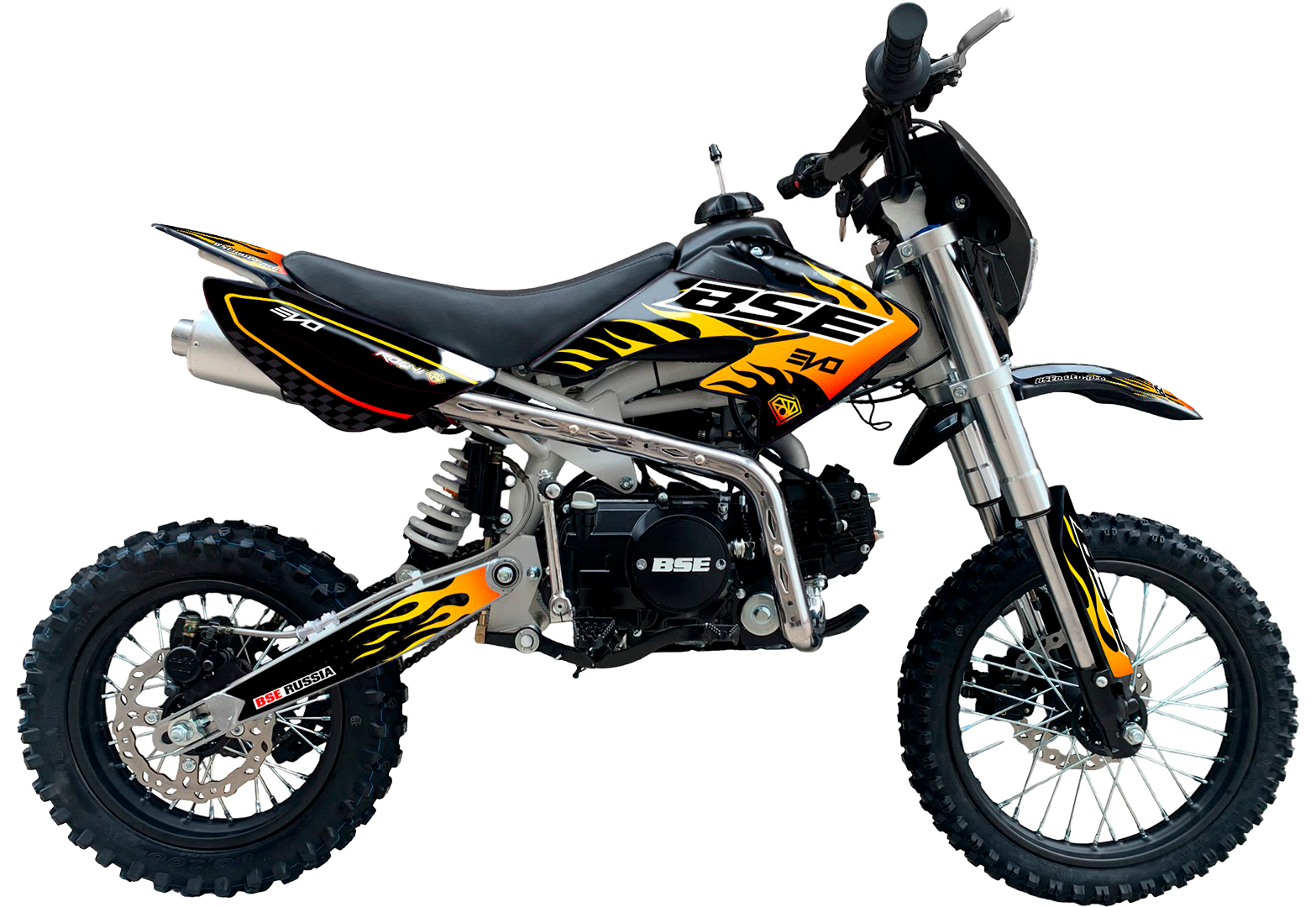 Питбайк BSE EVO 110e Hotrod Red 14/12 M (мех. КПП)