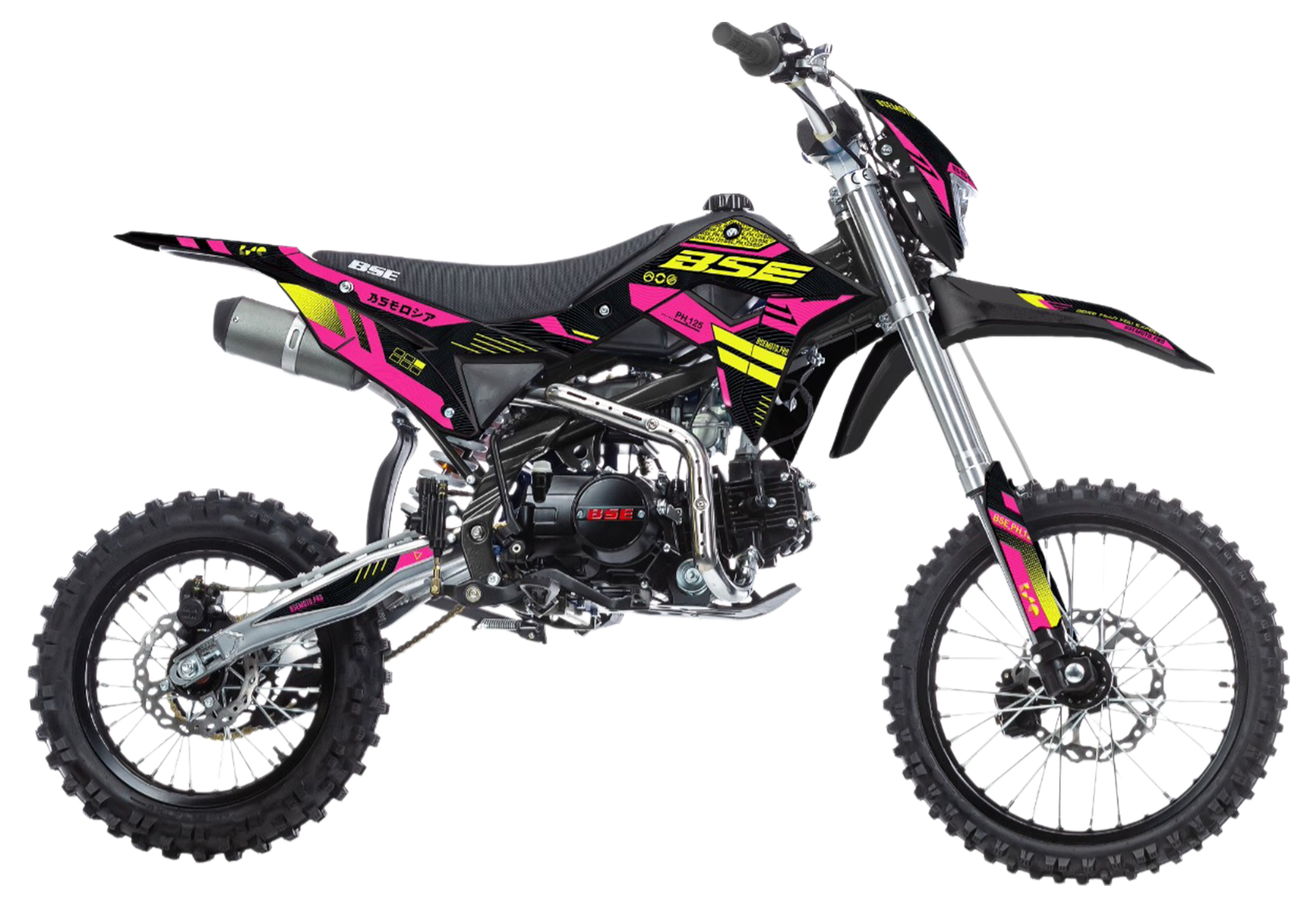 Питбайк BSE PH 125 AK47 Yellow (015)