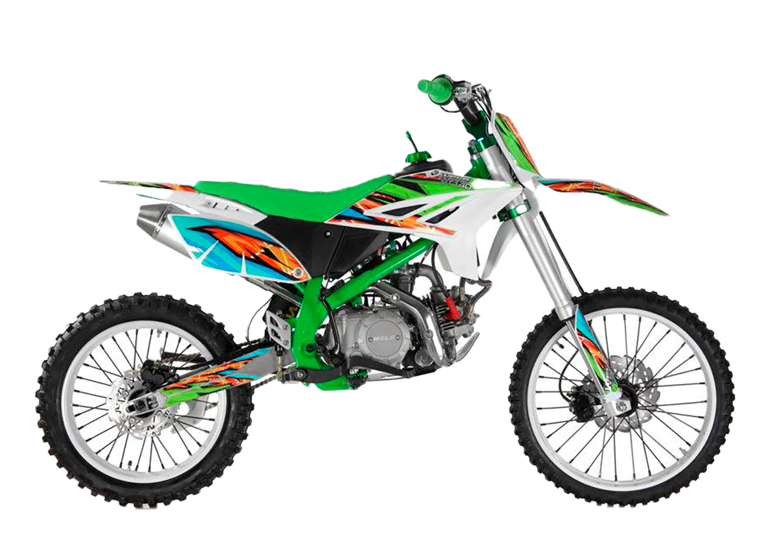 Питбайк WELS RT 140 19/16 зеленый