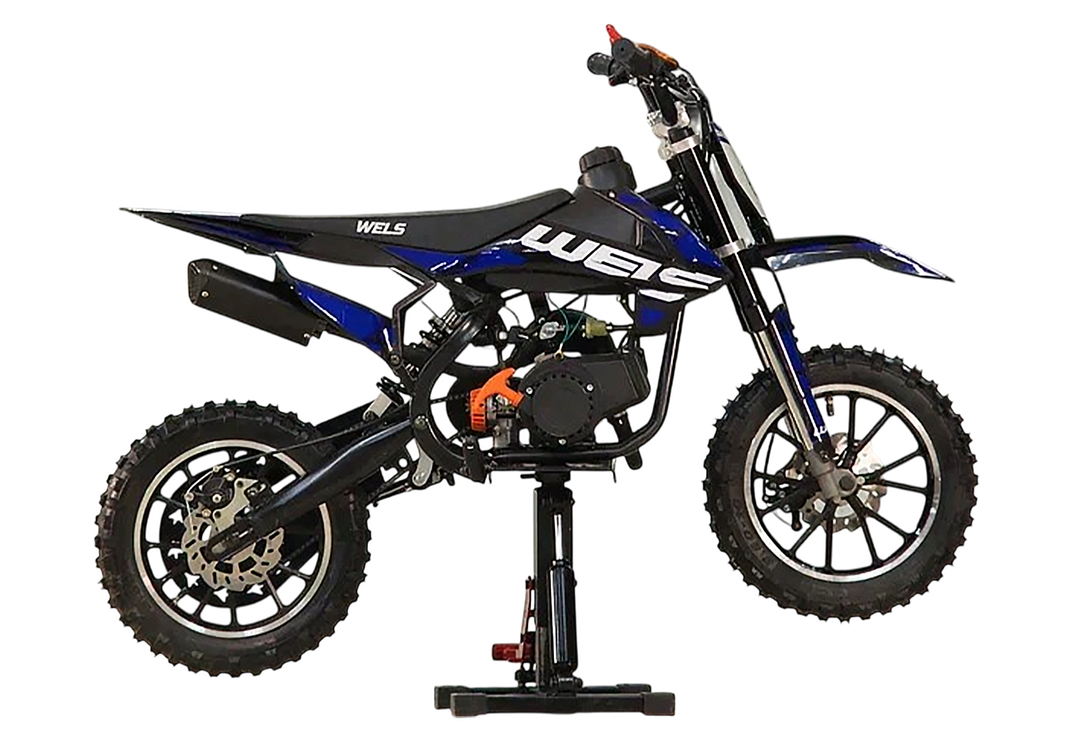 Питбайк WELS Mini Cross 2T (Синий) 10/10