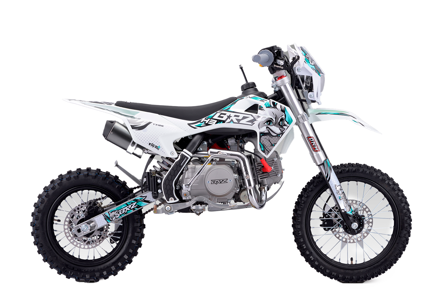 Питбайк BRZ H3 YX125 14/12 (фара, электростартер)