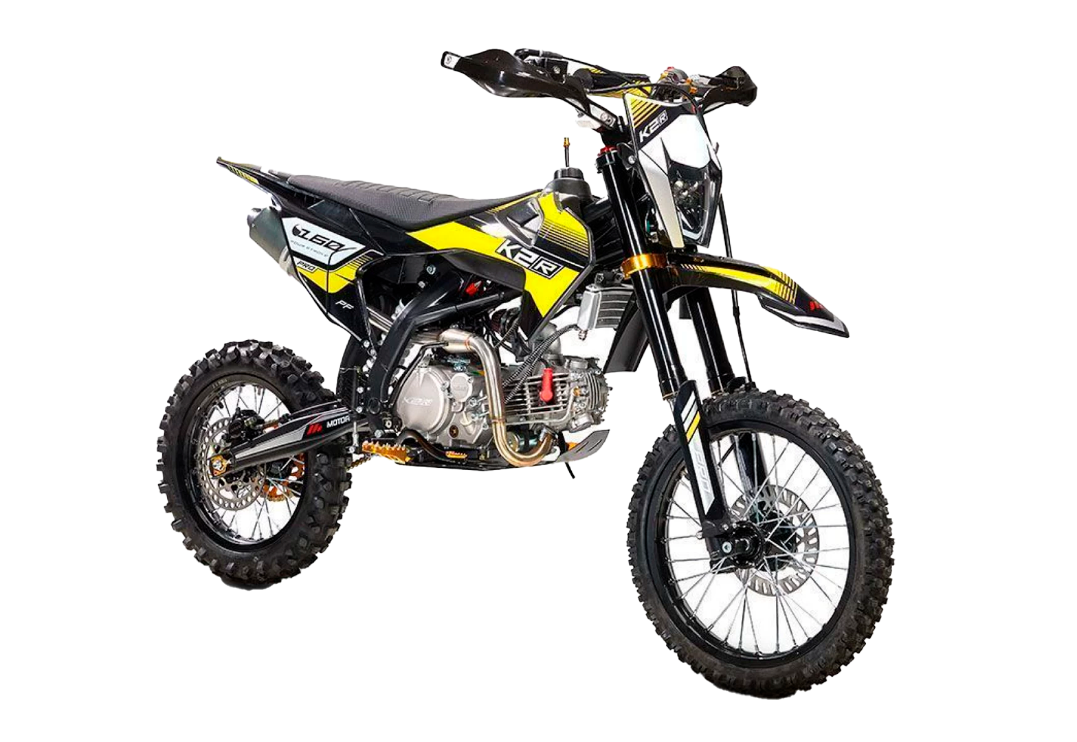 Питбайк K2R PF 160 PRO (Grey/Yellow) 2024