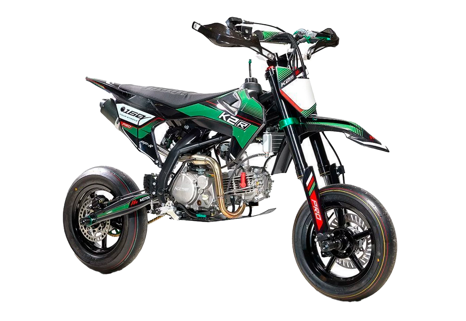 Питбайк K2R PF-R 160 PRO (Green/Black) 2024