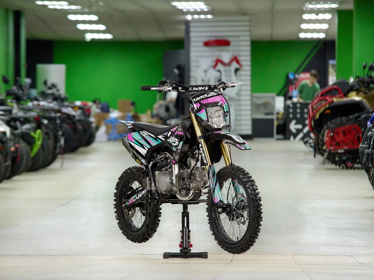 Питбайк YPS Open F125cc 17\14 (механ., эл.стартер)