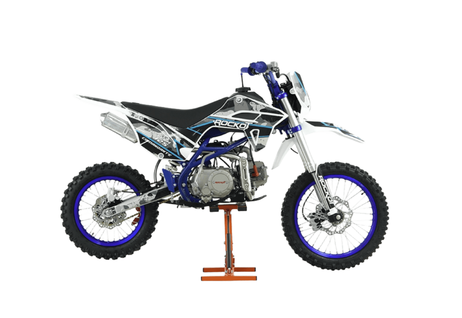 Питбайк ROCKOT HI-TECH 125 Comandante 2.0 (механ. сцепл., эл. стартер, 17/14)