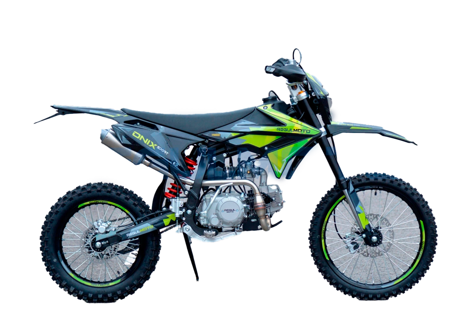 Питбайк Regulmoto ONIX SPORT Черный/зеленый