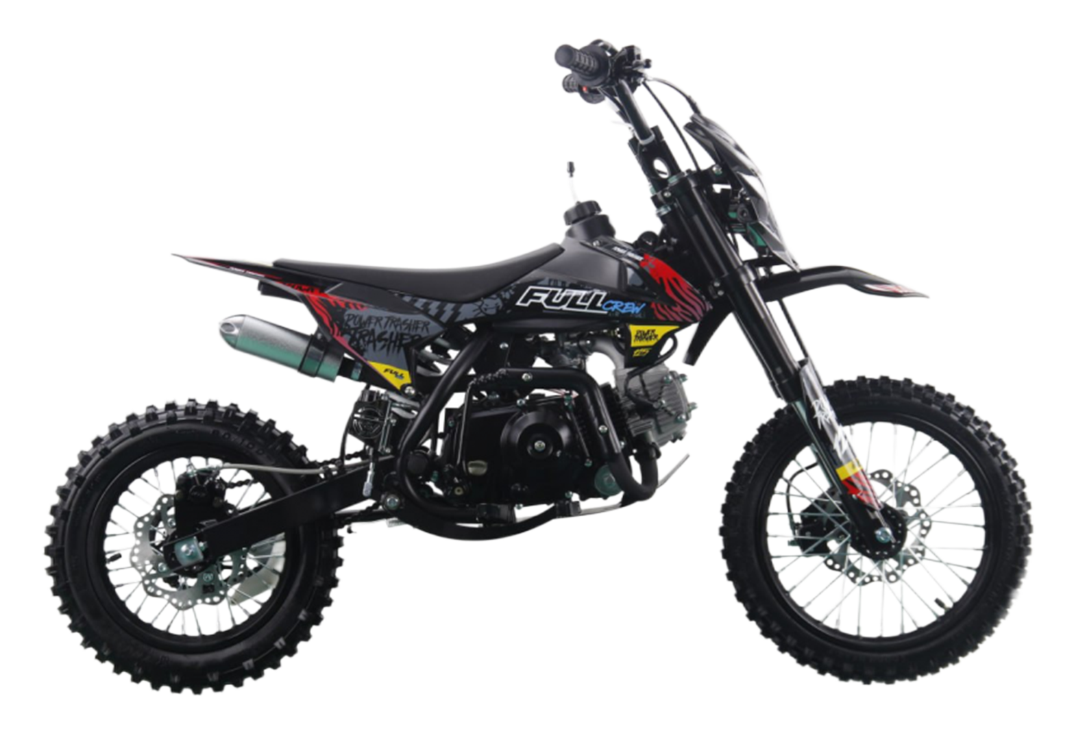 Питбайк FullCrew Power Trasher 125cc 14\12 (п\автомат, электростартер)