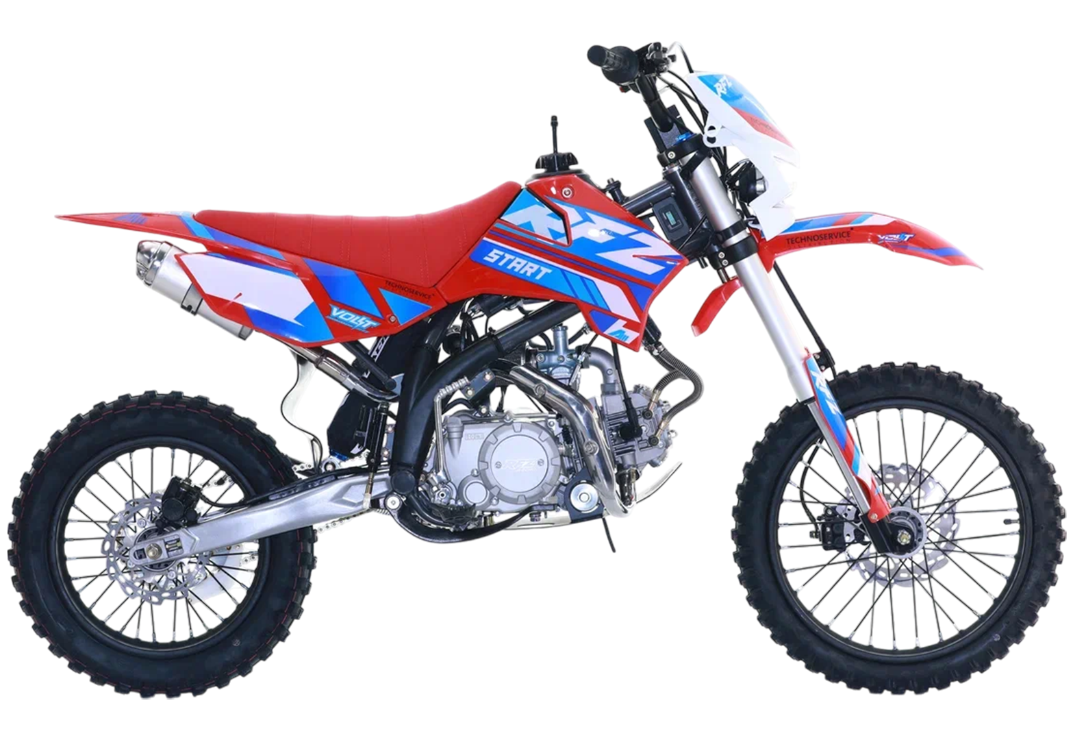 Питбайк Apollo RFZ START 150X-LE, 17/14 Красный