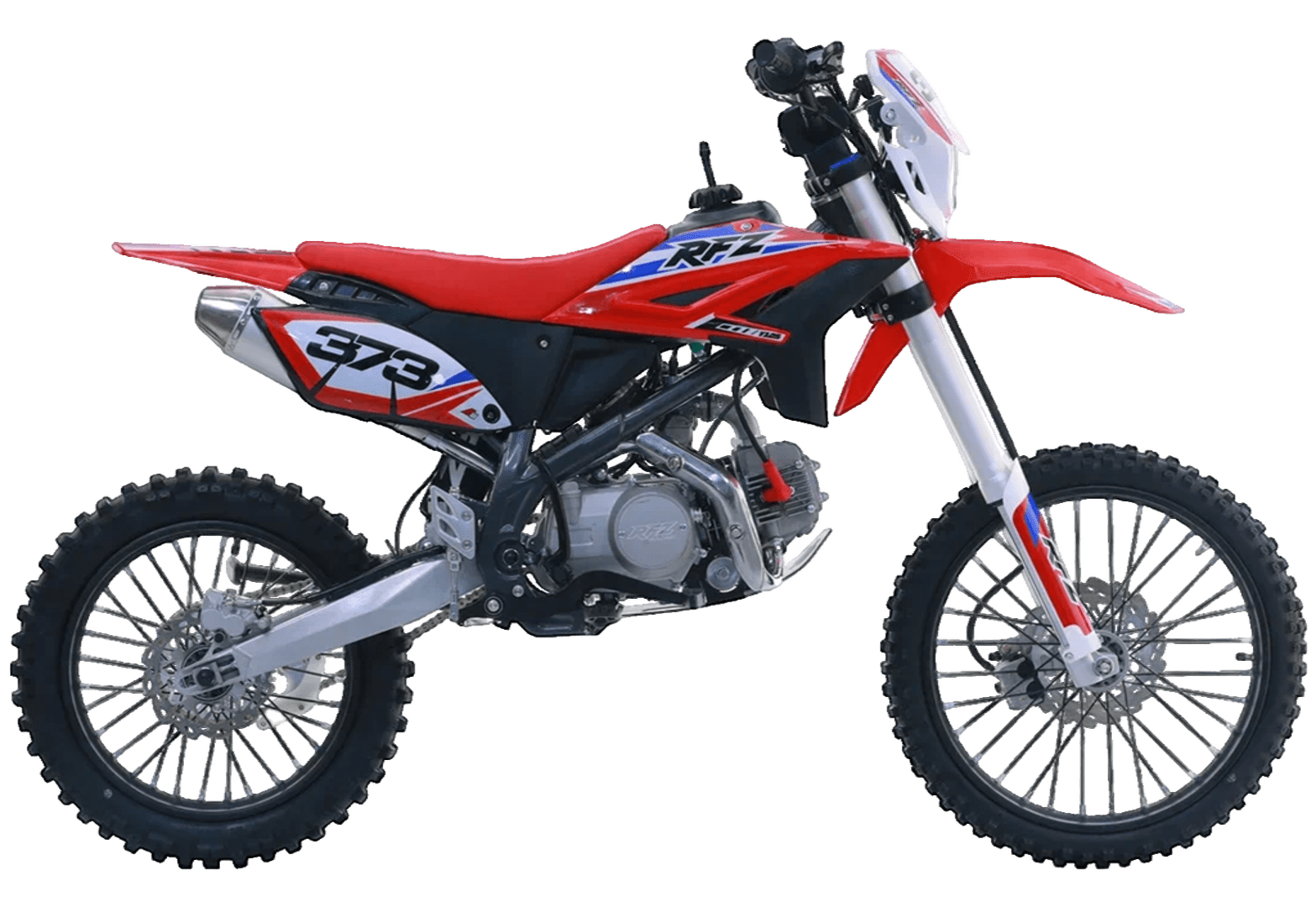 Питбайк Apollo RFZ Y 150X-LE, 19/16, 2024 (Красный) (фара, электростартер)