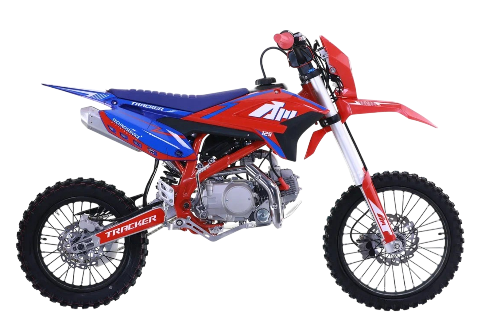 Питбайк Apollo TRACKER 125LE 17/14 Красно-голубой