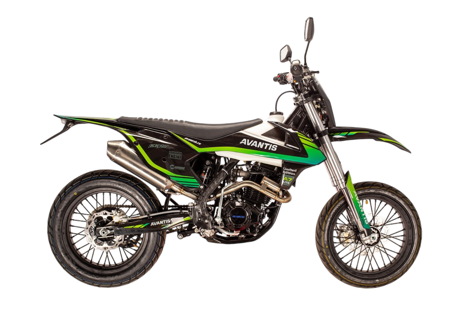 Мотоцикл Avantis A7 NEW Lite Motard (CB250-F/172FMM-3A) KKE (2024) ПТС