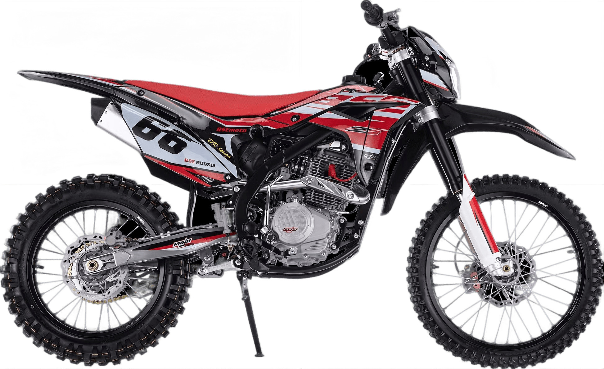 Кроссовый мотоцикл BSE Z5 250e 21/18 Red Black 5