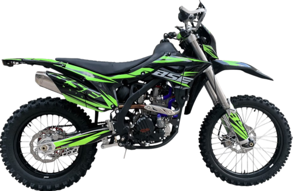 Кроссовый мотоцикл BSE Z7 Green Blast (015)