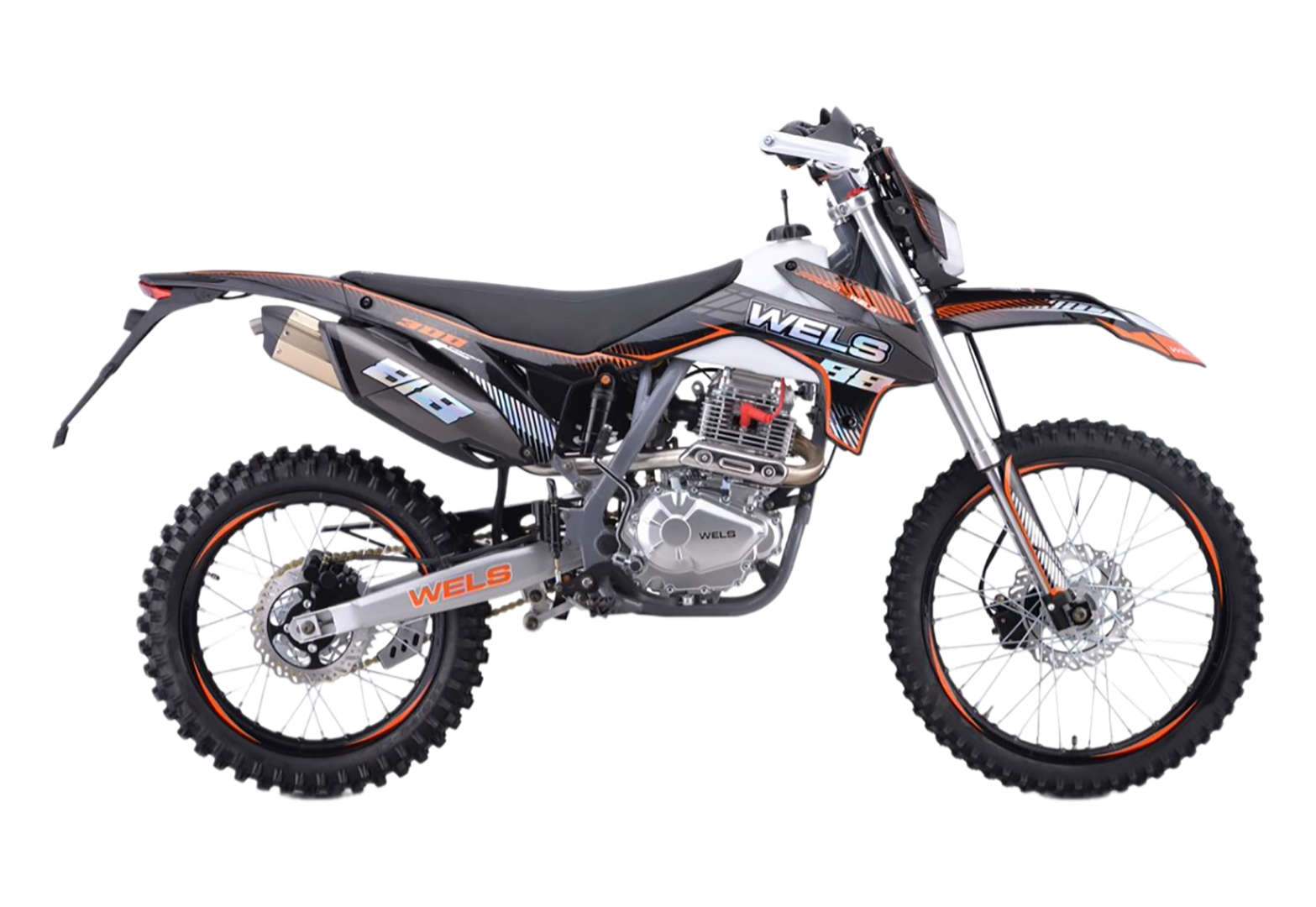 Кроссовый мотоцикл WELS PR300 (Оранжевый)