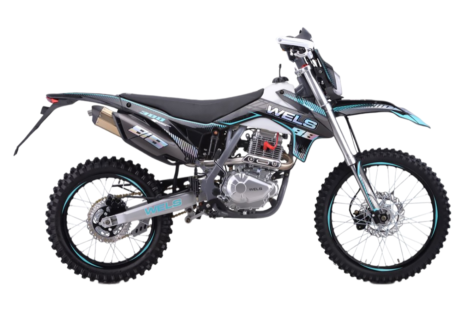 Кроссовый мотоцикл WELS PR300 (Синий)