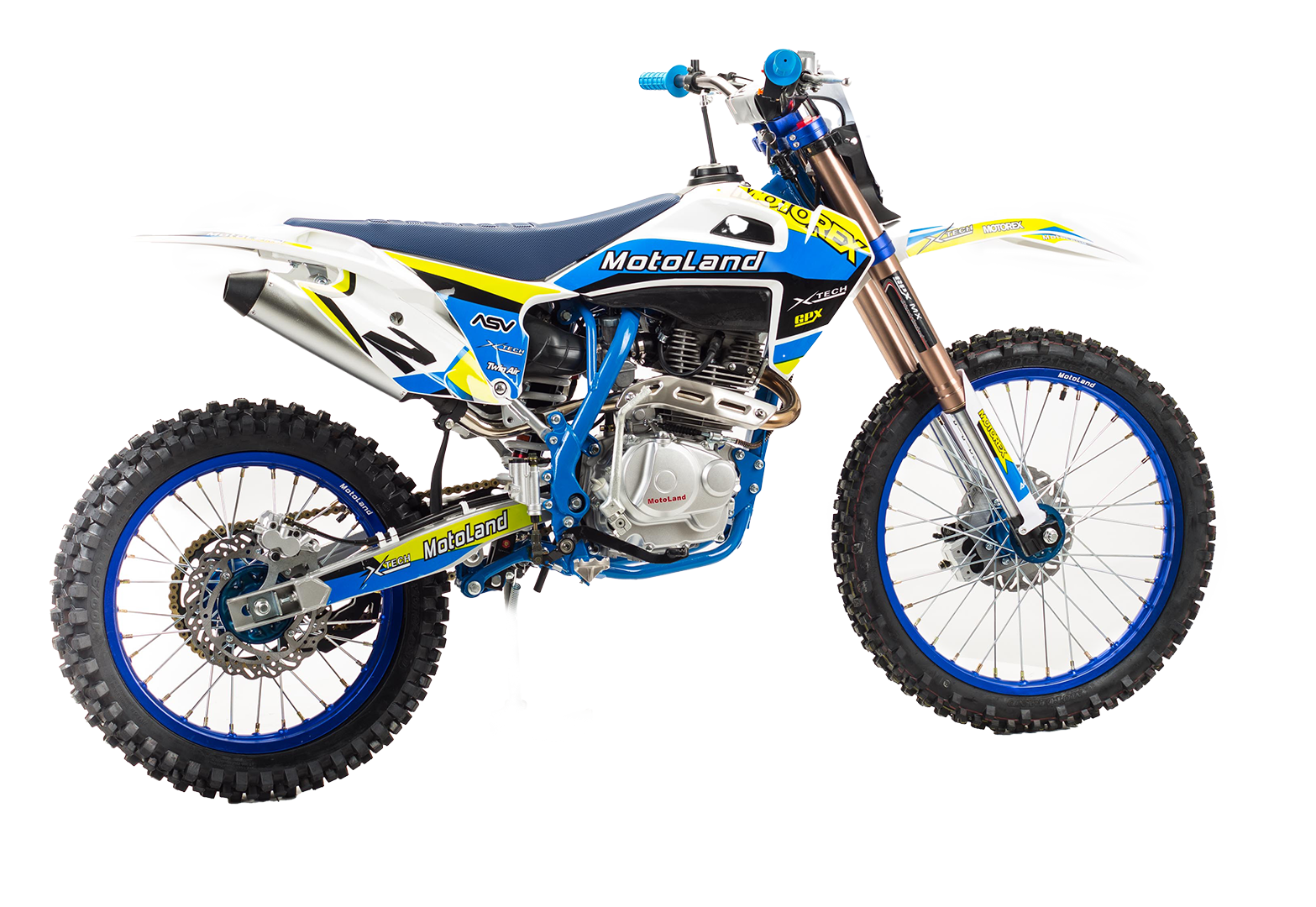 Мотоцикл Кросс Motoland 250 XT250 HS (172FMM) с ПТС желтый