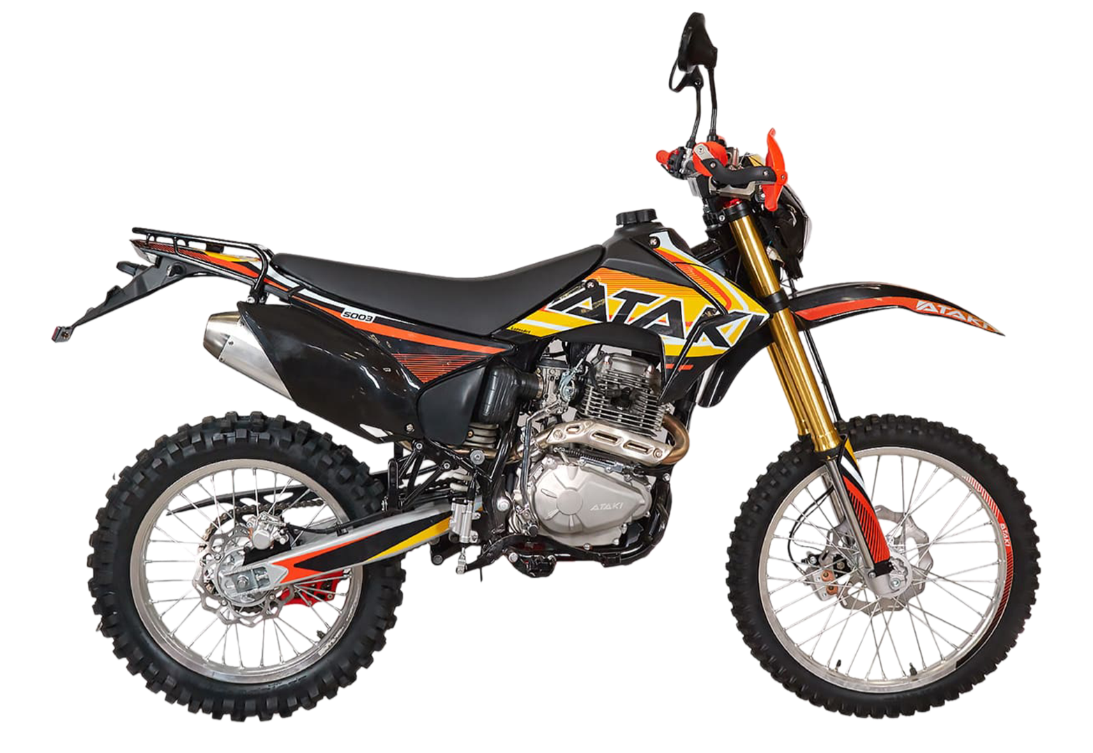 Мотоцикл ATAKI S003 300 (4T PR300) ПТС 21/18 (2024 г.) (оранжевый, обрешетка)