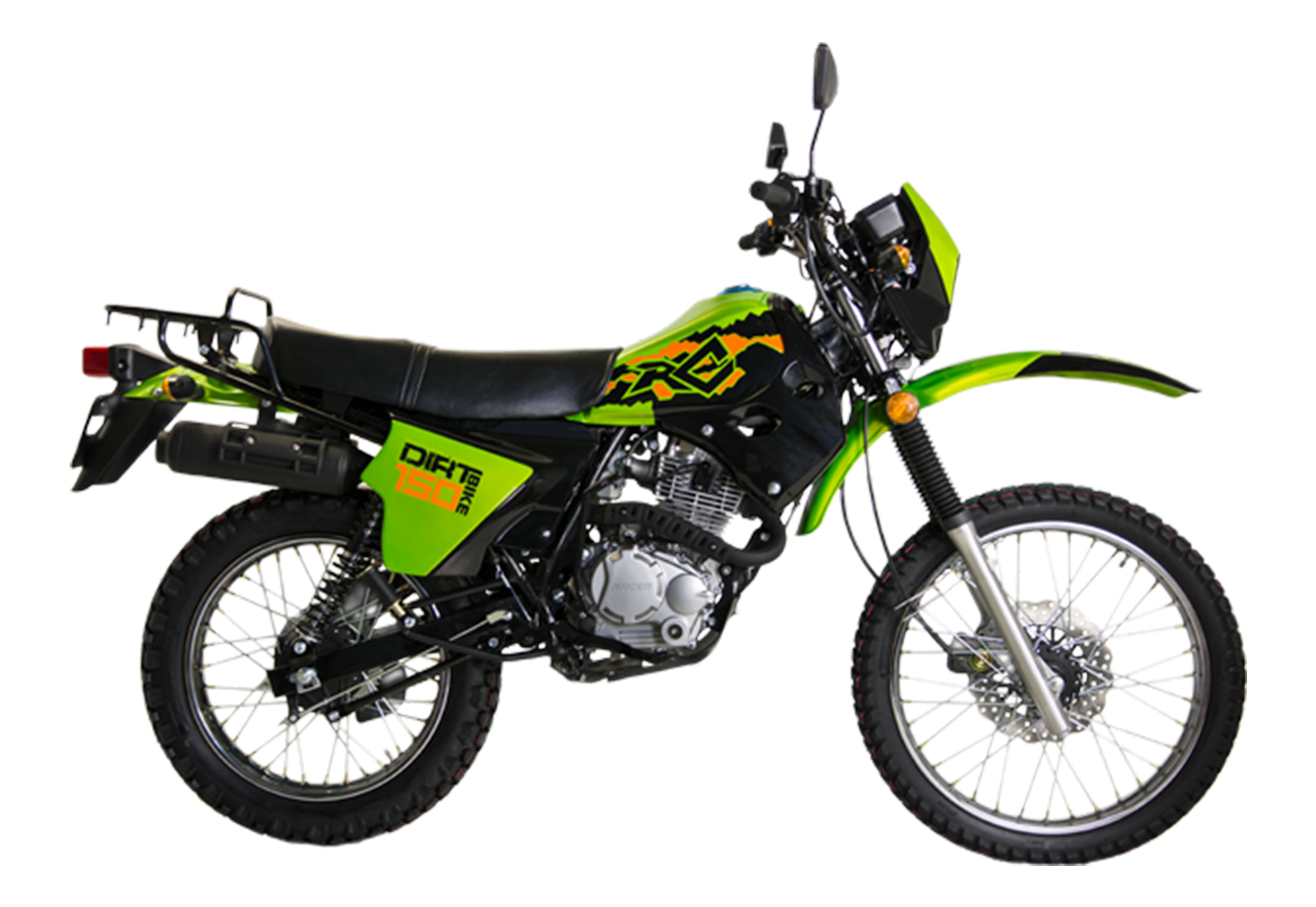 Мотоцикл Racer RC150-23X Enduro L150 (зеленый) (Россия)