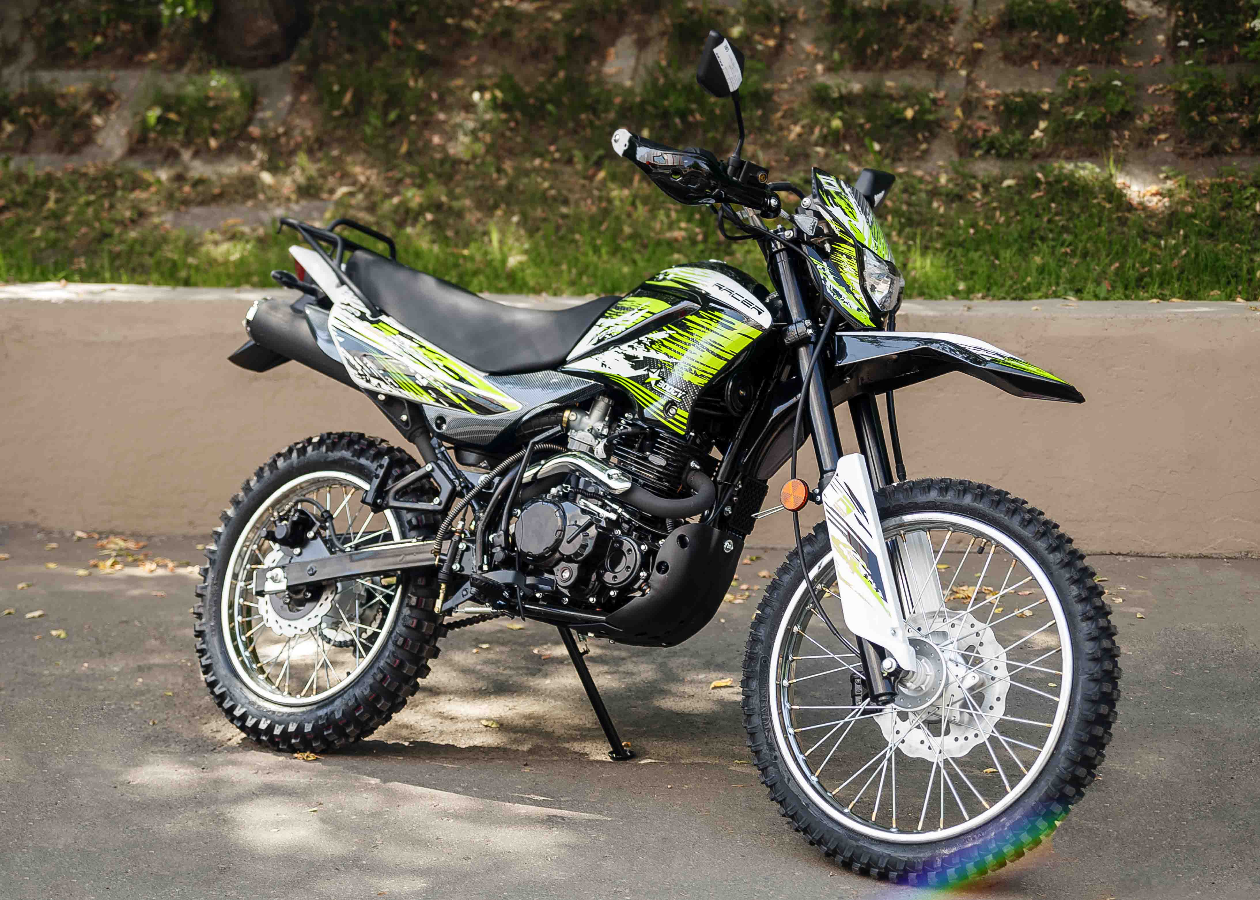 Мотоцикл Racer RC300-GY8Х Panther (зеленый) (ПТС)