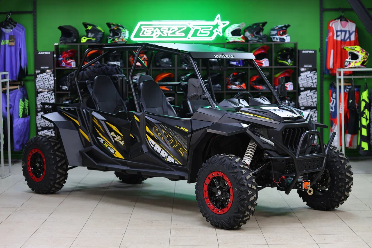 Багги HOOLEOX ZQ800 х4 Черно-красный (ПСМ)