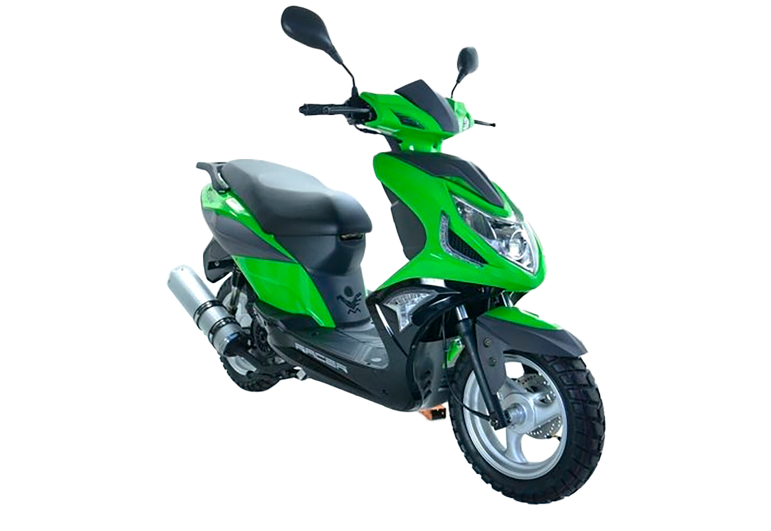 Скутер Racer RC50QT-6F Flame (зеленый) (Россия)