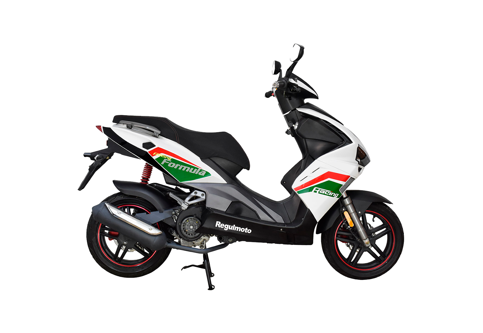 Скутер Regulmoto FORMULA 125 (LJ125T-8M) Белый/Зеленый