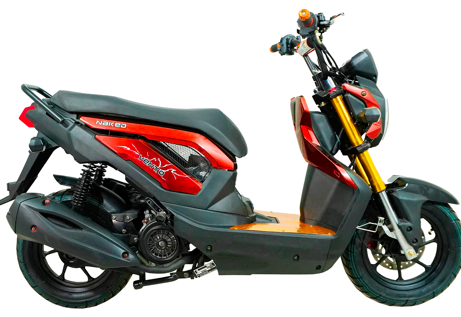 Скутер VENTO NAKED СЕРИЯ N1500, сигнализация VIN (Красный)