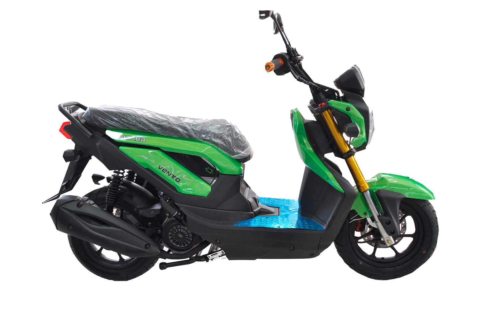 Скутер VENTO NAKED СЕРИЯ N1500, сигнализация VIN (Зеленый)
