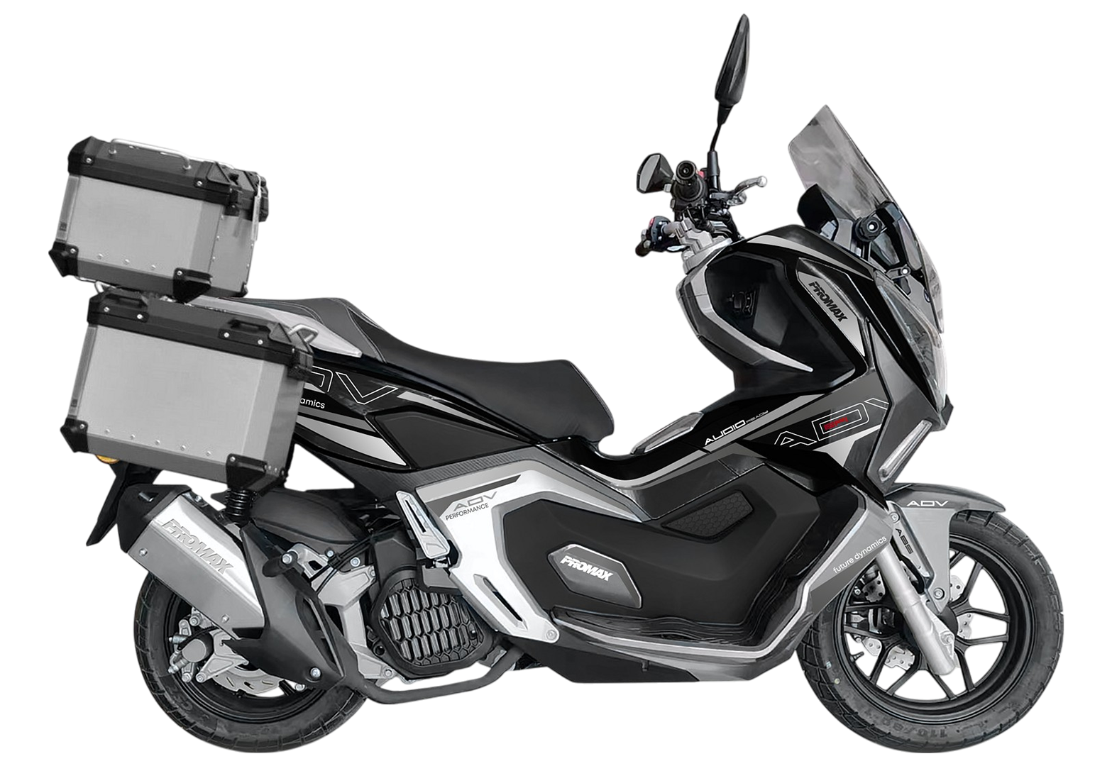 МаксиСкутер PROMAX ADV-Extra 200 (49) (EFI, ABS, BOX, AUDIO) V9